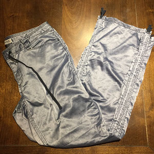 SHINY BLUE EXPRESS STRAIGHT LEG PANTS